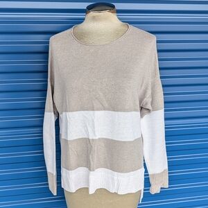 EILEEN FISHER knit linen sweater S